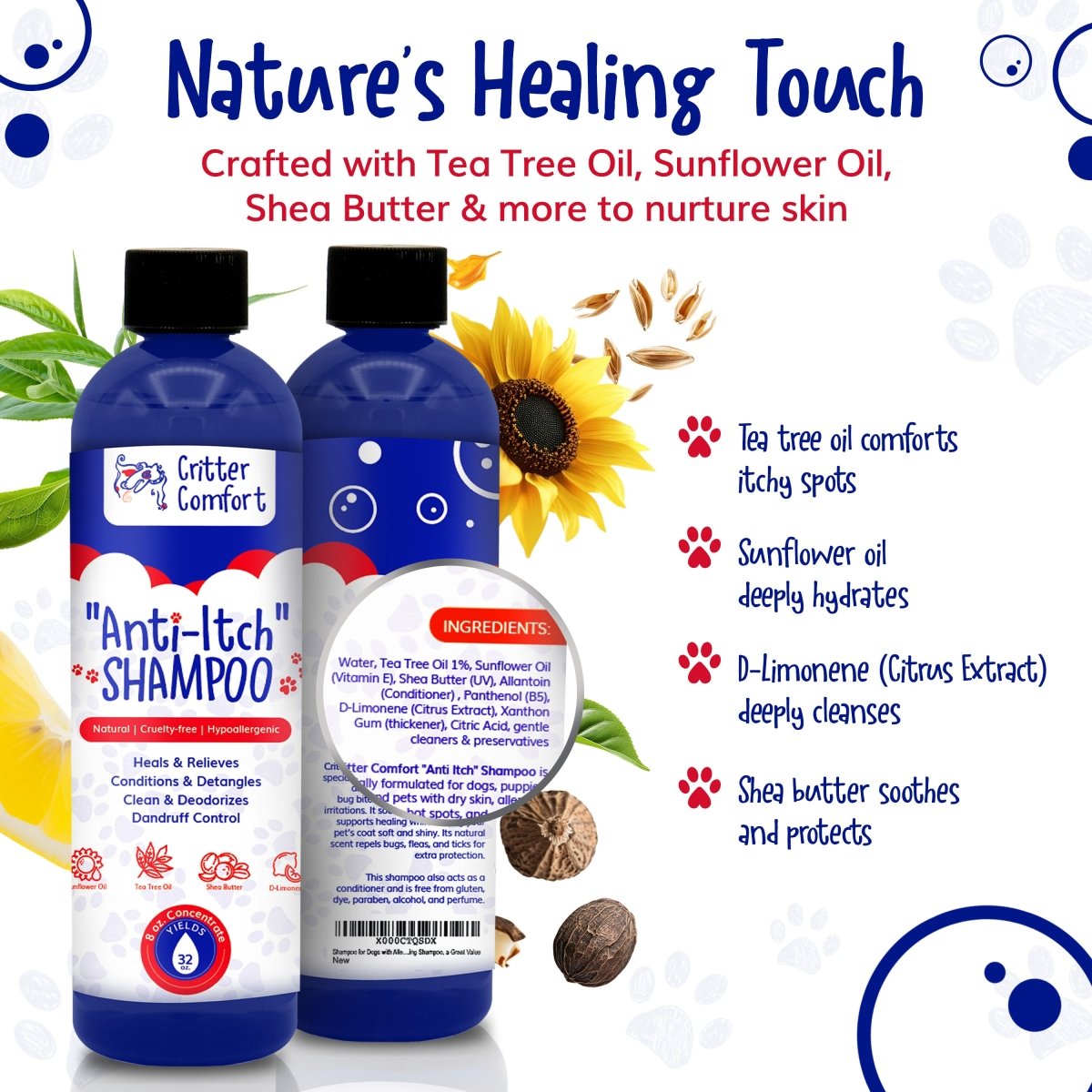 Best Dog Shampoo Itchy Skin Relief - Critter Concepts