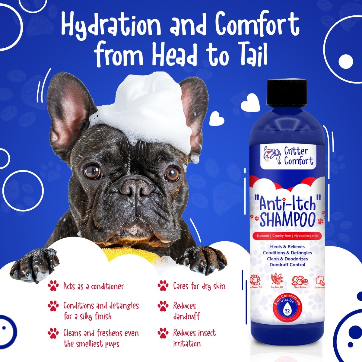 Best Dog Shampoo Itchy Skin Relief - Critter Concepts