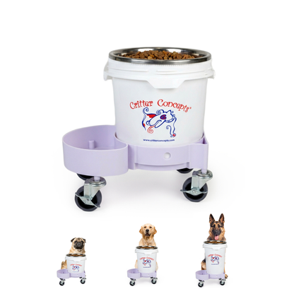Elevated Feeding System for Medium to Large Dogs