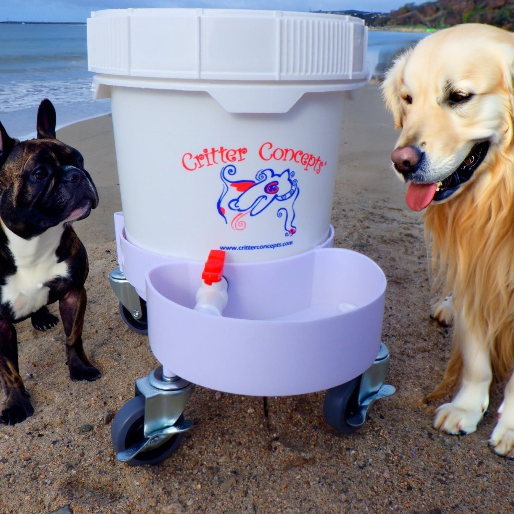 Fashion large capacity dog waterer