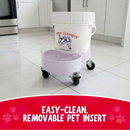 dog food storage feeder