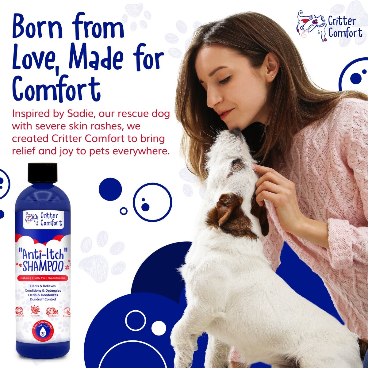 Natural dog shampoo for dry skin hotsell