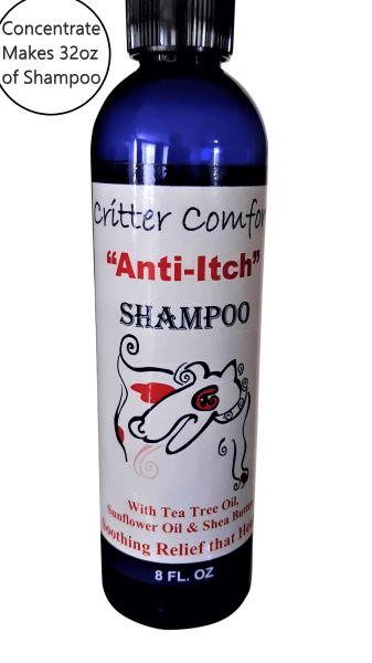 Dog Shampoo for Dry Itchy Skin, Critter Comfort - Critter Concepts